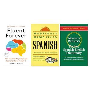 Language Learning Hacks & Dictionary Set - 3-Book Complete Bundle Set